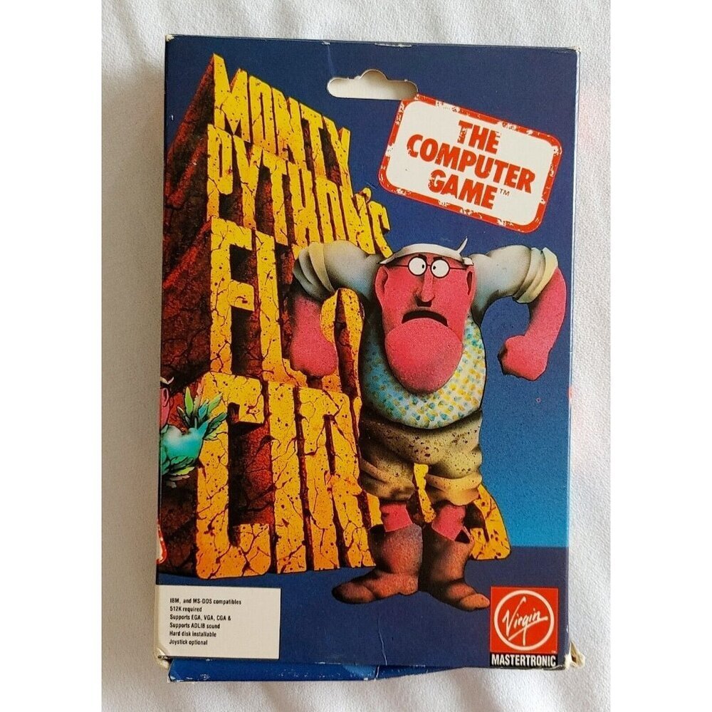 Monty Python’s Flying Circus  Computer Game 1991 IBM MS DOS 5.25" floppy